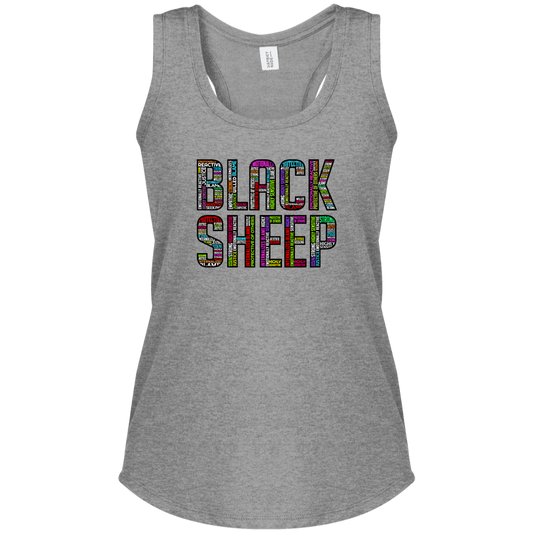 Black Sheep Attributes - DM138L Women's Perfect Tri Racerback Tank
