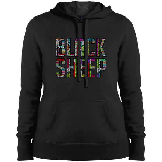 Black Sheep Attributes - LST254 Ladies' Pullover Hooded Sweatshirt