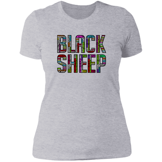Black Sheep Attributes - NL3900 Ladies' Boyfriend T-Shirt