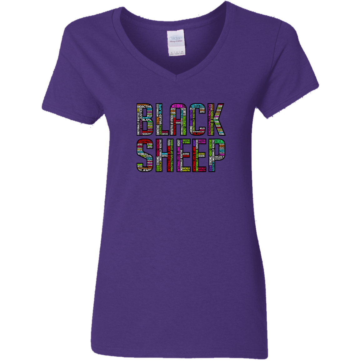 Black Sheep Attributes - G500VL Ladies' 5.3 oz. V-Neck T-Shirt