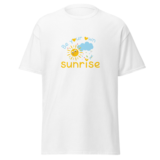 Be Your Own Sunrise (White) - Men’s Classic Tee - Gildan 5000