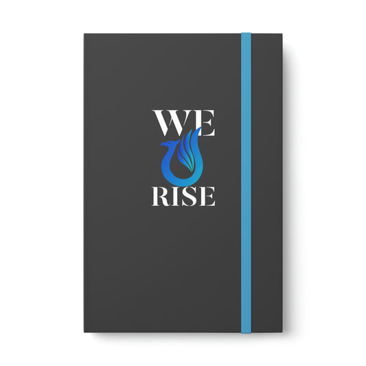 We Rise (Blue) - Color Contrast Notebook - Ruled