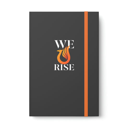 We Rise (Orange) - Color Contrast Notebook - Ruled