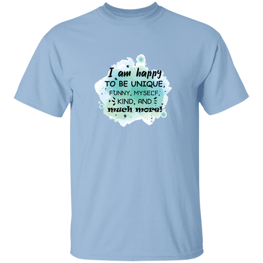 Happy To Be Unique - G500B Youth 5.3 oz 100% Cotton T-Shirt