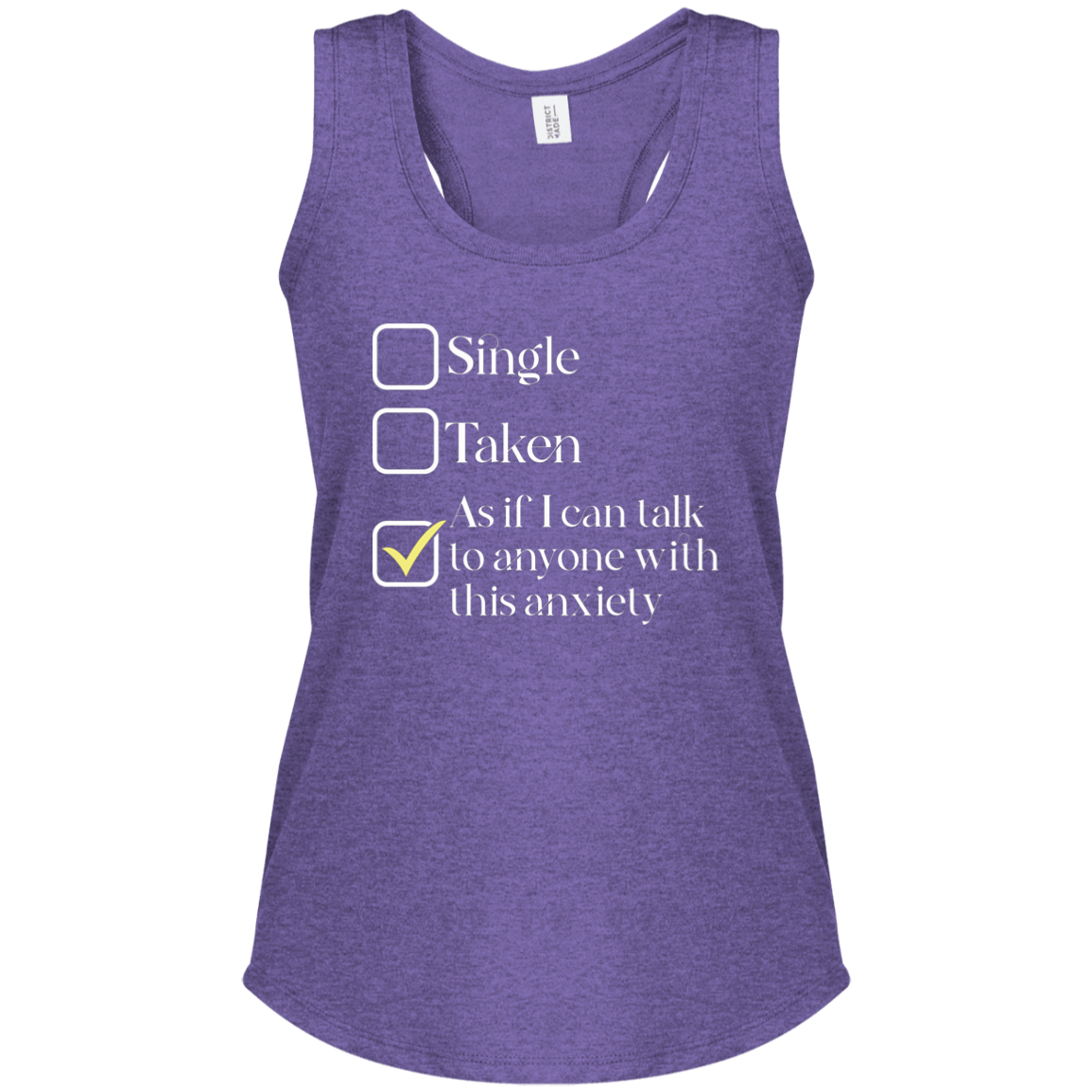 As If I Can Talk - Women's Perfect Tri Racerback Tank