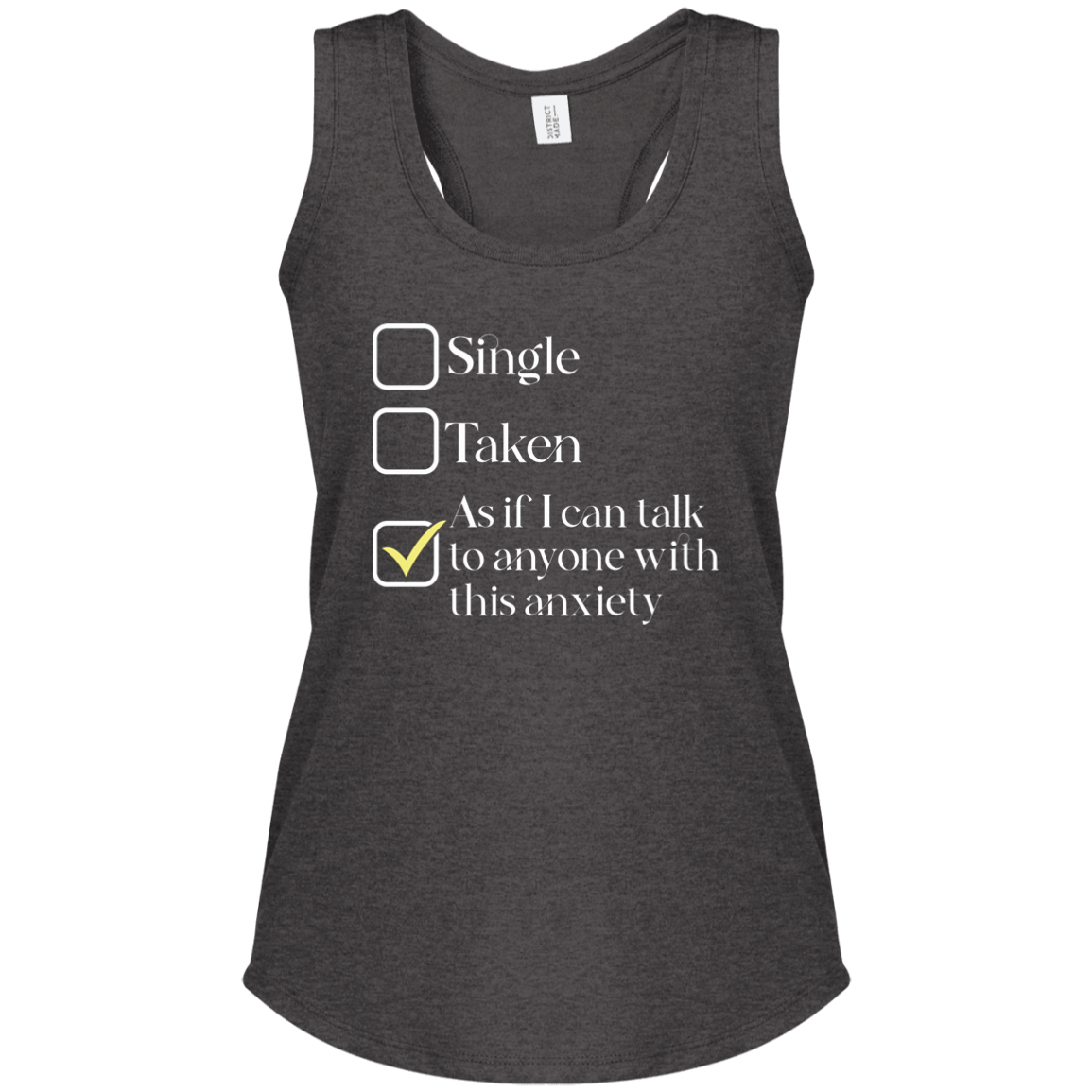 As If I Can Talk - Women's Perfect Tri Racerback Tank