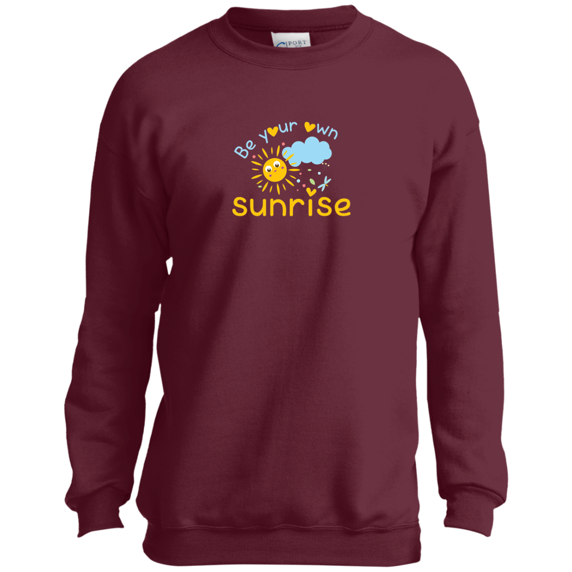 Be Your Own Sunrise - PC90Y Youth Crewneck Sweatshirt