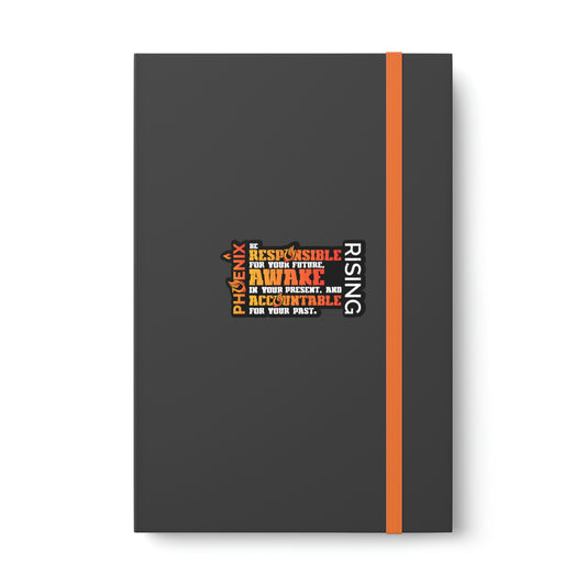 Responsible Awake Accountable - Color Contrast Notebook - Ruled
