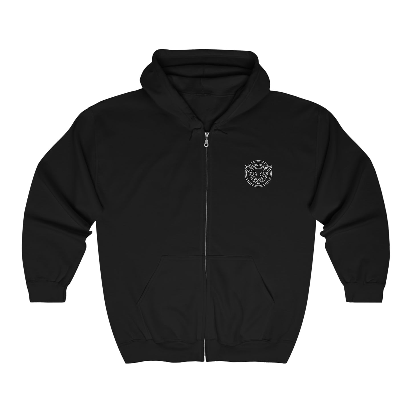 Black Sheep Attributes - Unisex Heavy Blend™ Full Zip Hooded Sweatshirt