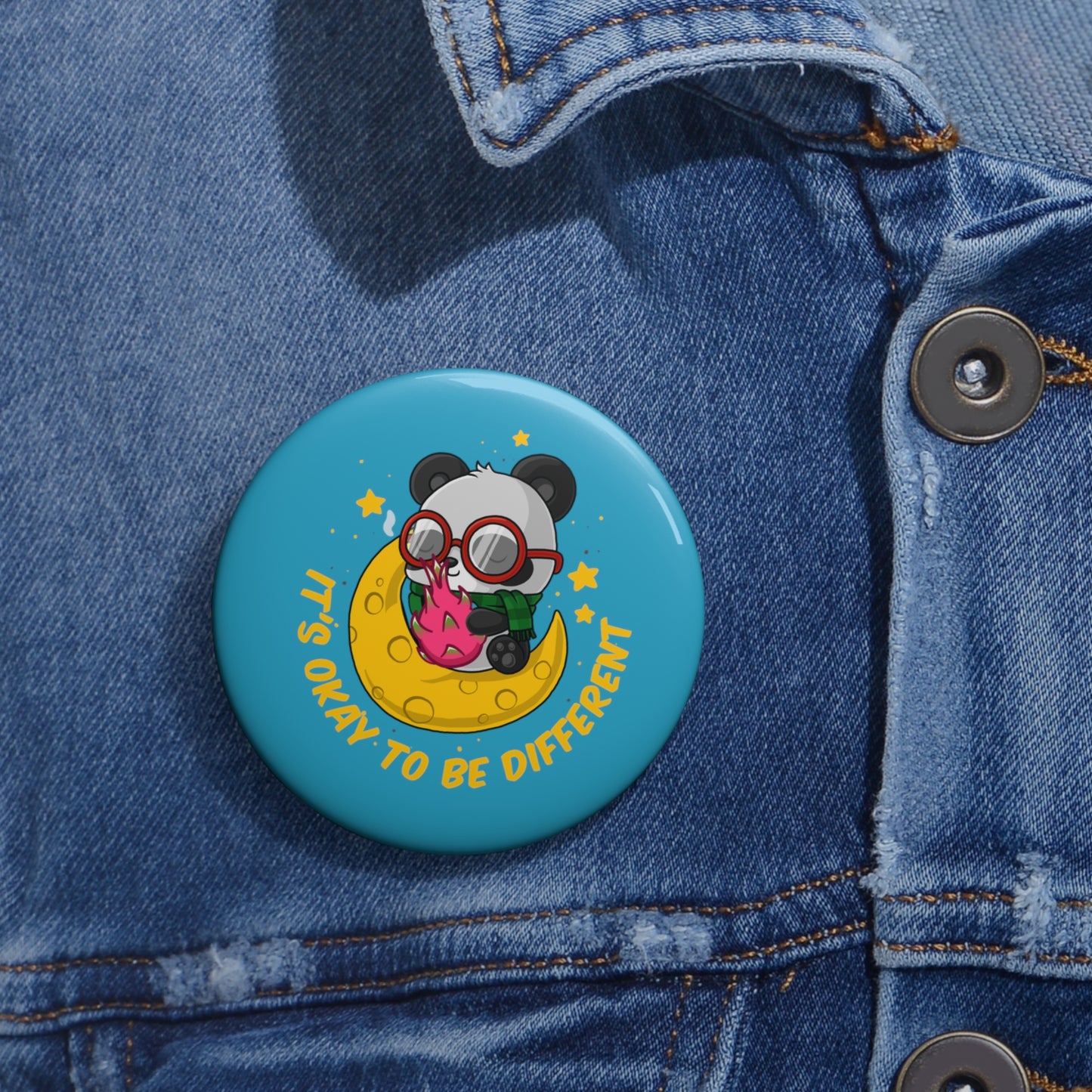 It's Okay To Be Different - Custom Pin Buttons