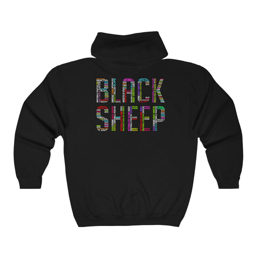 Black Sheep Attributes - Unisex Heavy Blend™ Full Zip Hooded Sweatshirt